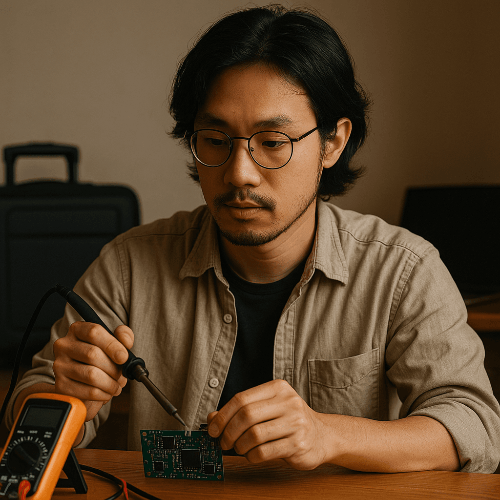 【自由力訪談】行李箱裡的電烙鐵：自由接案，也自由移動